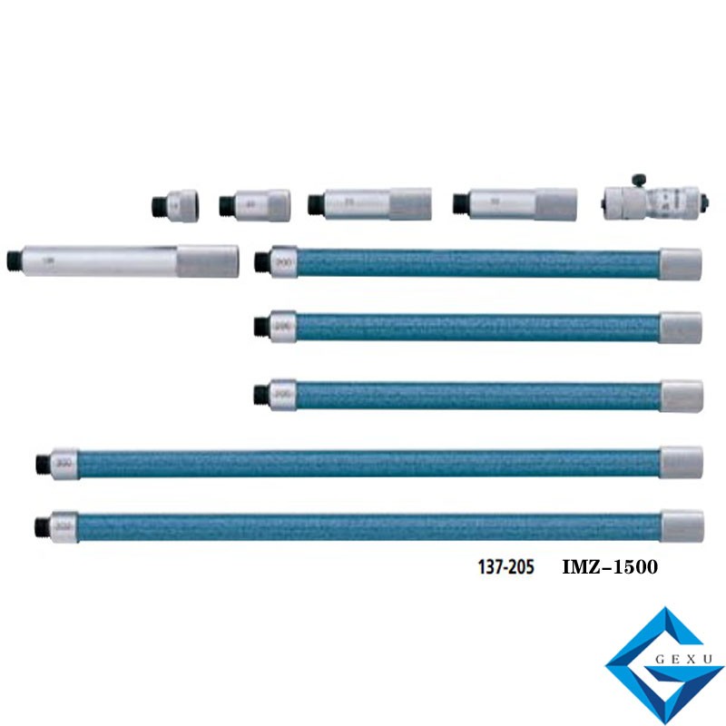 內(nèi)徑千分尺接桿式（合金頭）137-207，IMZ-300W測(cè)量50-300mm