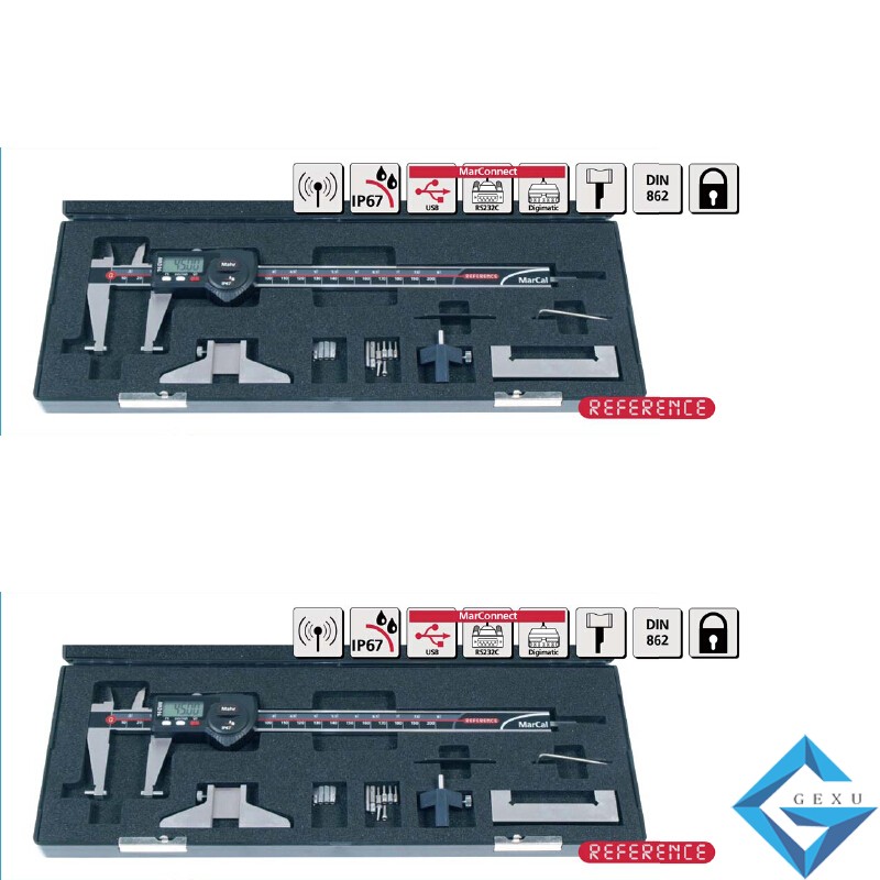 MarCal 16EWV通用0-200mm数显游标卡尺套装4118807 4118808